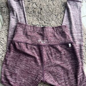 Aerie Maroon Ombré Leggings